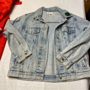 Honey Punch Dreamer Denim Jacket Size L